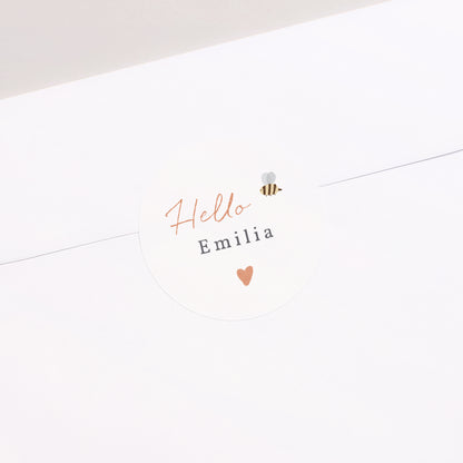 Sticker Geburt Rund Bullet Journal Frühling foto N° 2