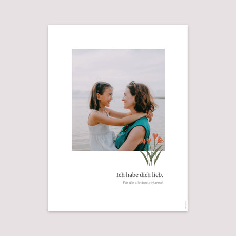 Poster Objekte Porträt Tulpen