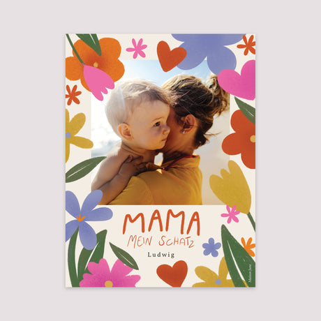 Poster Objekte Porträt Mama der Liebe II