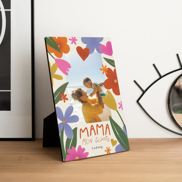 Fotorahmen Objekte PortraitPorträt Mama der Liebe II foto