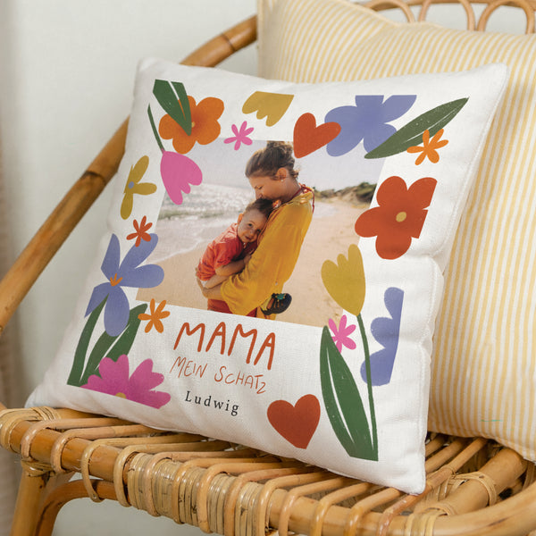 Kissen Objekte Natürliche Beige Mama der Liebe II foto