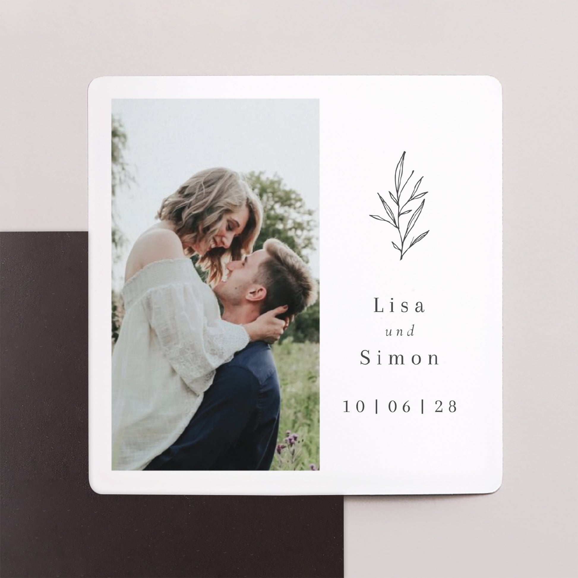 Save the date Karte Hochzeit Satz von 9, magnetisch. Reiner Strang foto N° 1