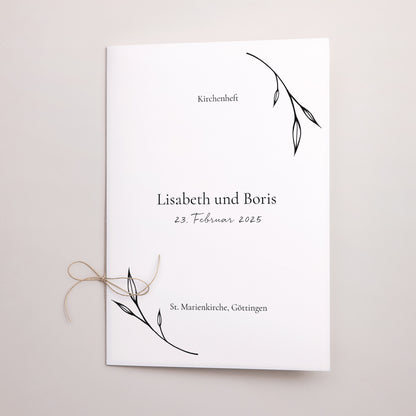Kirchenheft Hochzeit Doppelflügel foto N° 1