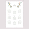 Sitzplan Hochzeit Porträt 60 x 90 cm Pflanzenrahmen II foto N° 2