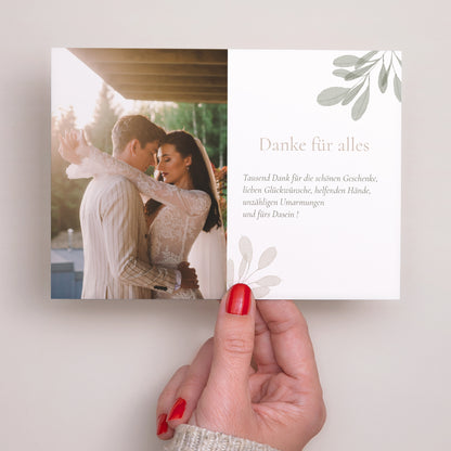 Dankeskarte Hochzeit Landschaft foto N° 2