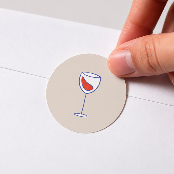 Sticker Geburtstag Rund foto