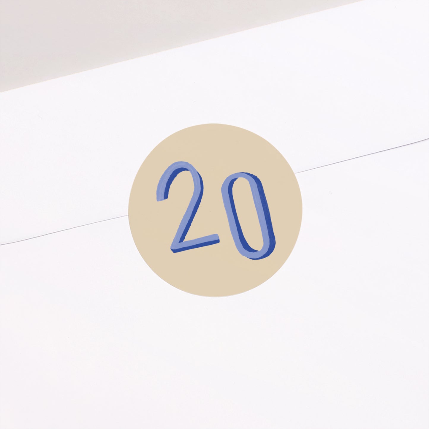 Sticker Geburtstag Rund foto N° 2