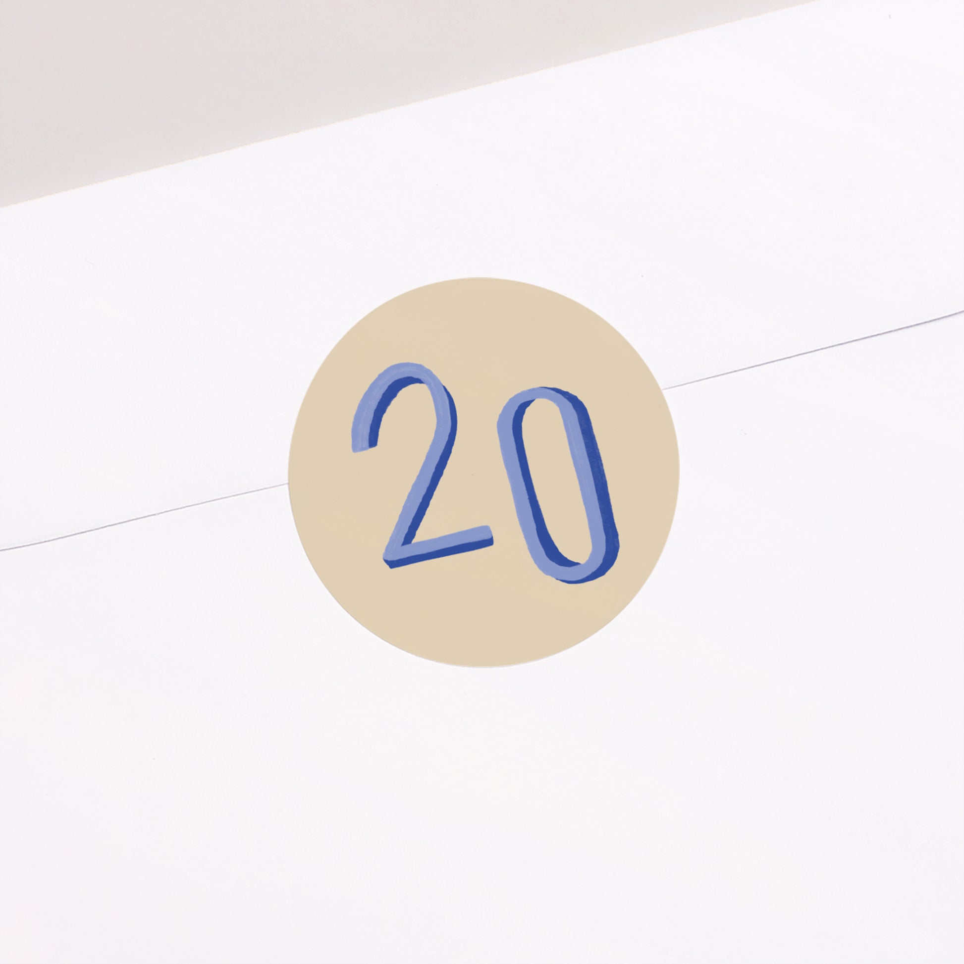 Sticker Geburtstag Rund foto N° 2