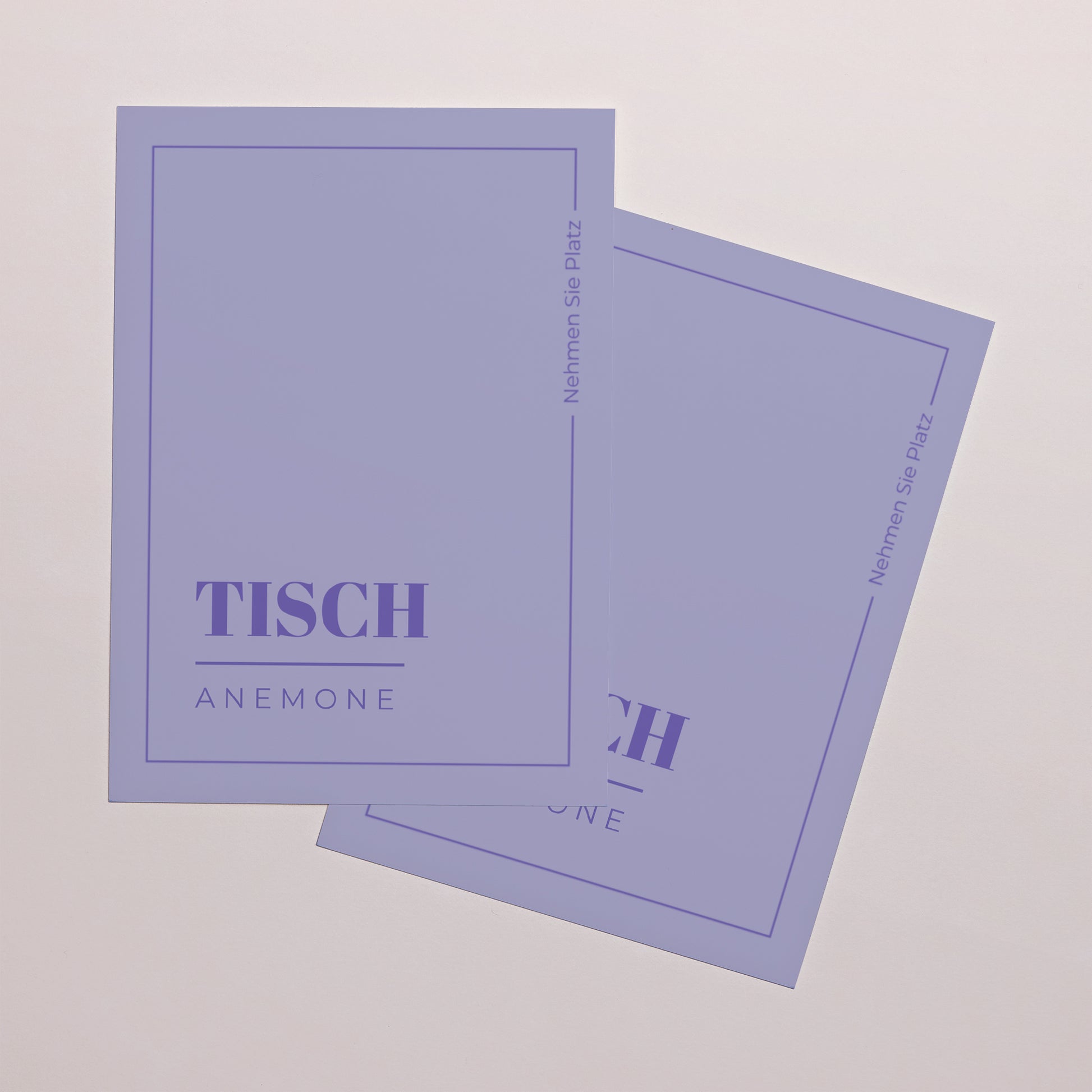 Tischnummern Hochzeit Rechteck pop & love foto N° 2