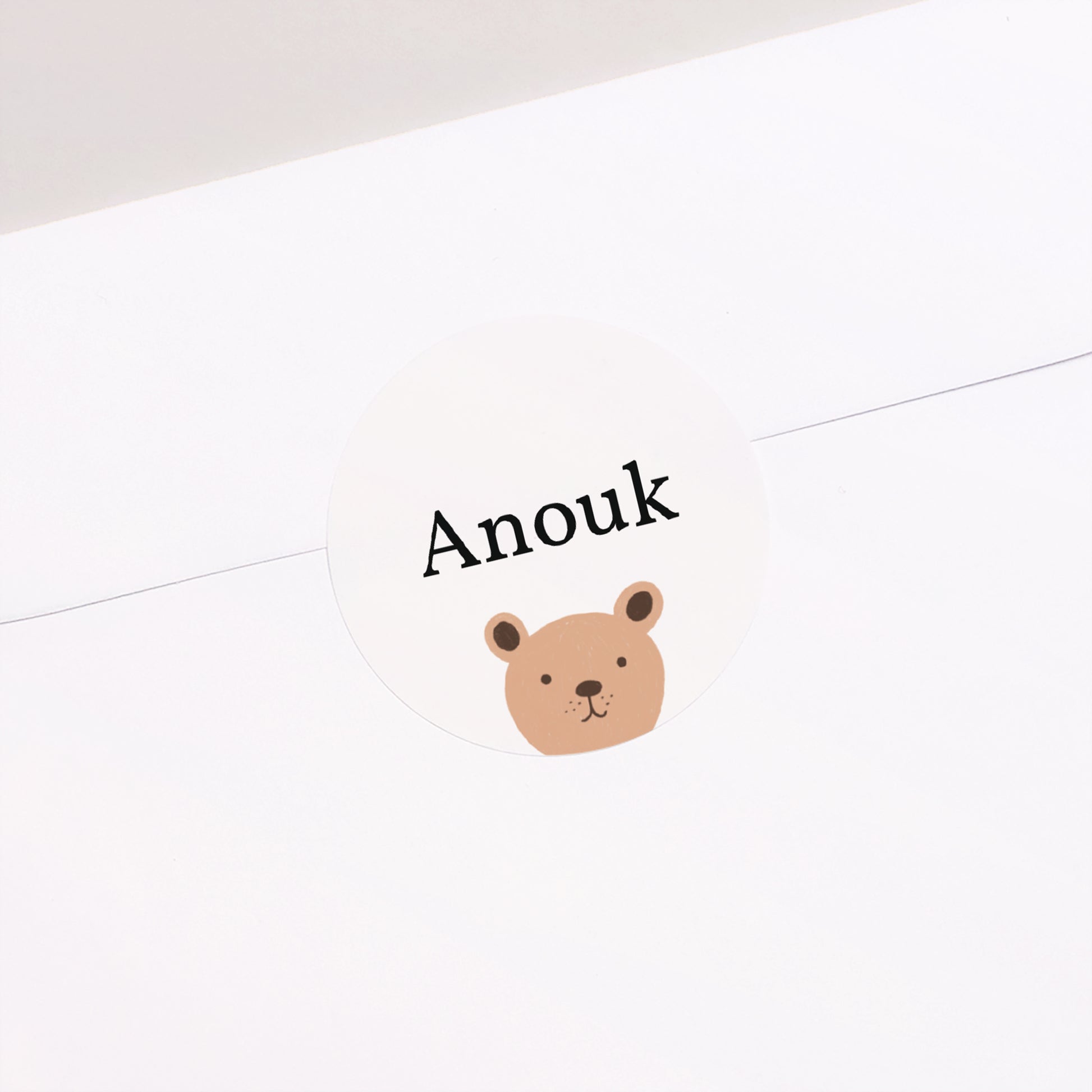 Sticker Geburt Rund Schmusetücher und Rasseln foto N° 1