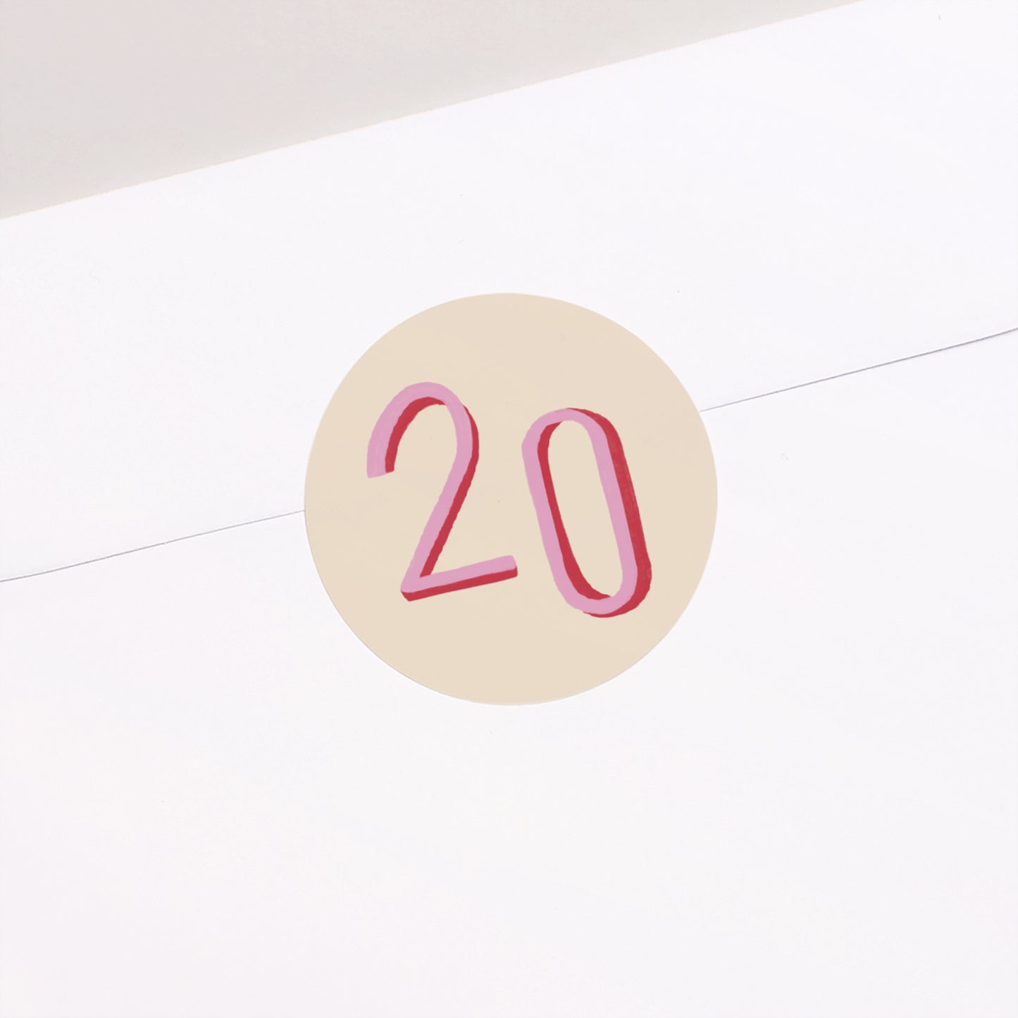 Sticker Geburtstag Rund foto N° 2
