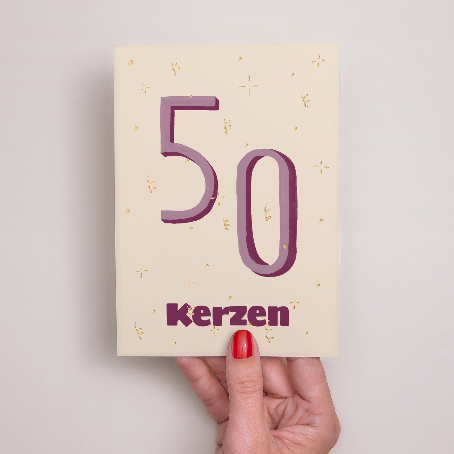 Einladungskarte Geburtstag Pop 50 foto N° 2