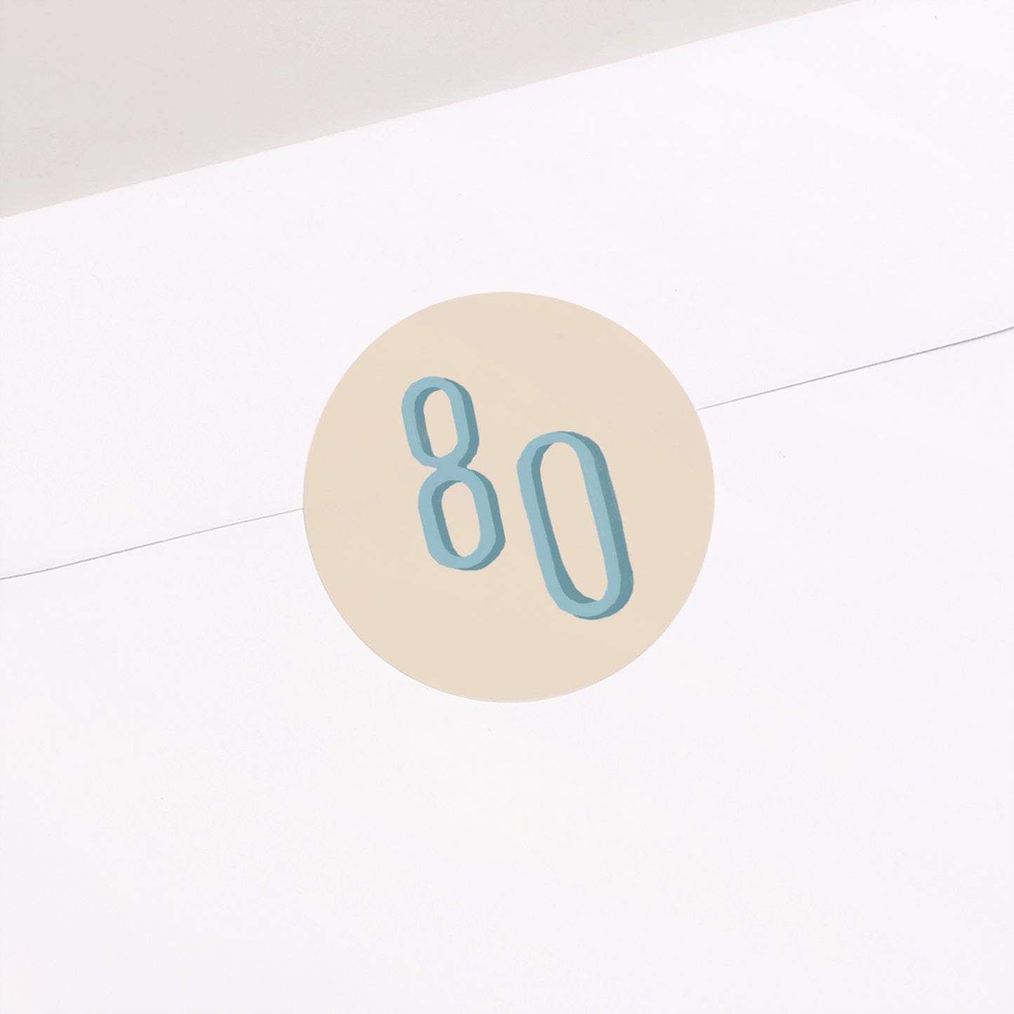 Sticker Geburtstag Rund foto N° 2