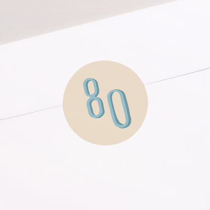 Sticker Geburtstag Rund foto N° 2