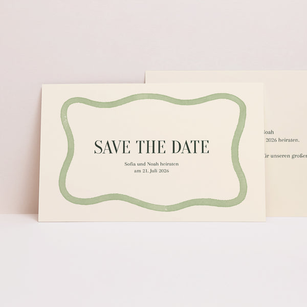 Save the date Karte Hochzeit Landschaft foto