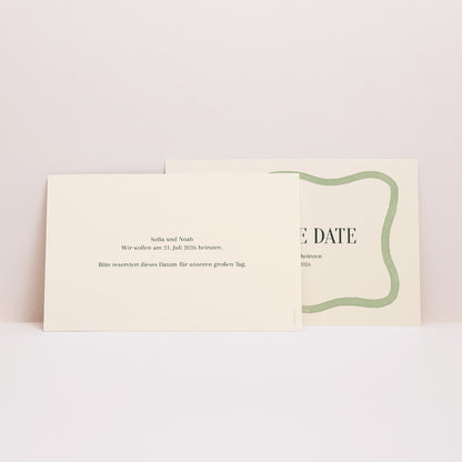 Save the date Karte Hochzeit Landschaft foto N° 2