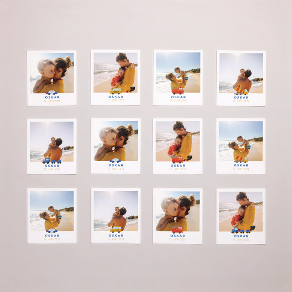 Fotoabzug Kindergeburtstag Pack von 12 Auf zur Party foto