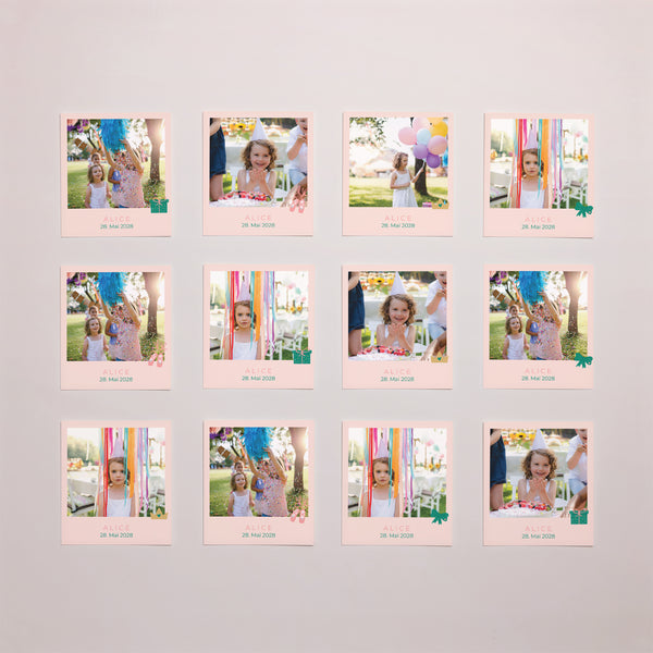 Fotoabzug Kindergeburtstag Pack von 12 Kleine Prinzessin foto