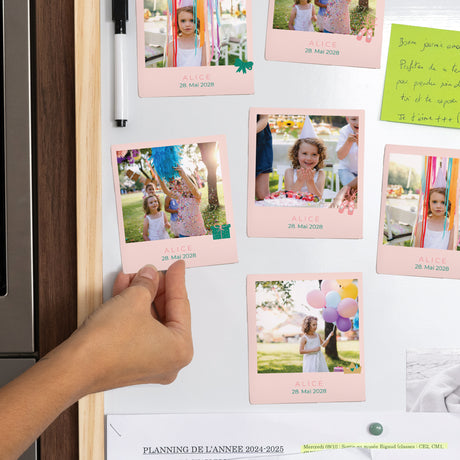 Fotoabzug Kindergeburtstag Pack mit 12, magnetisch Kleine Prinzessin