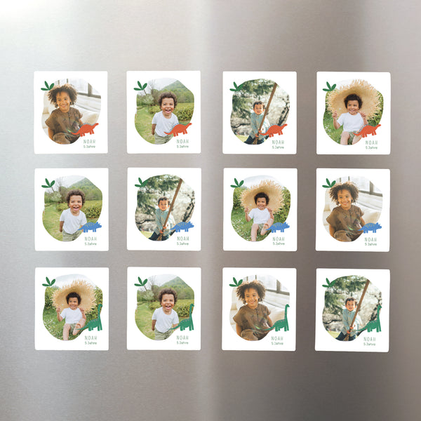 Fotoabzug Kindergeburtstag Pack mit 12, magnetisch foto