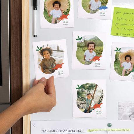Fotoabzug Kindergeburtstag Pack mit 12, magnetisch