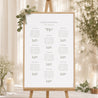 Sitzplan Hochzeit Porträt Goldene Pflanzenkrone foto N° 1