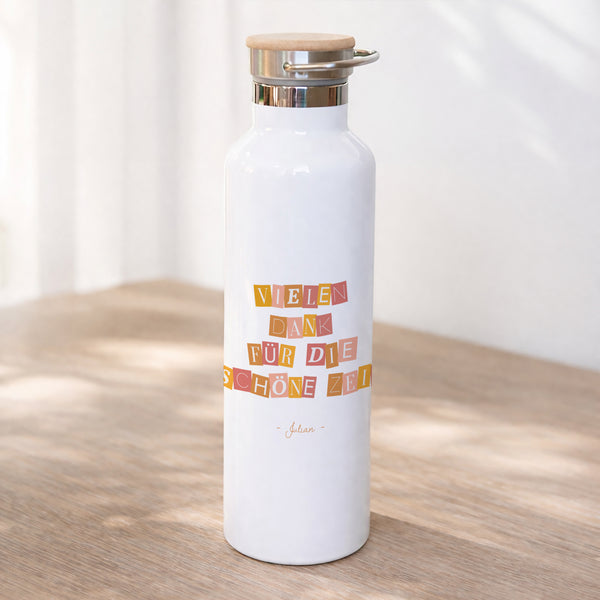 Trinkflasche Objekte 75 cl Bunte Collage foto