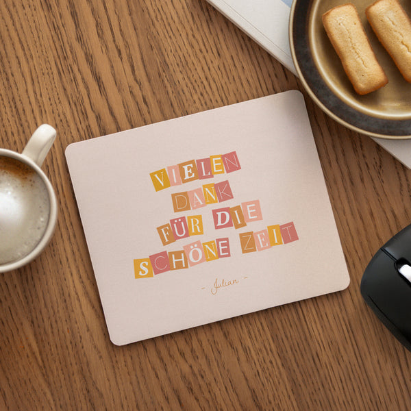 Mousepad Objekte Rechteck Bunte Collage foto