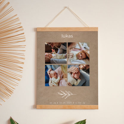 Poster Geburt Porträt Strang und Kraft foto N° 1