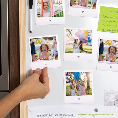 Fotoabzug Kindergeburtstag Pack mit 12, magnetisch