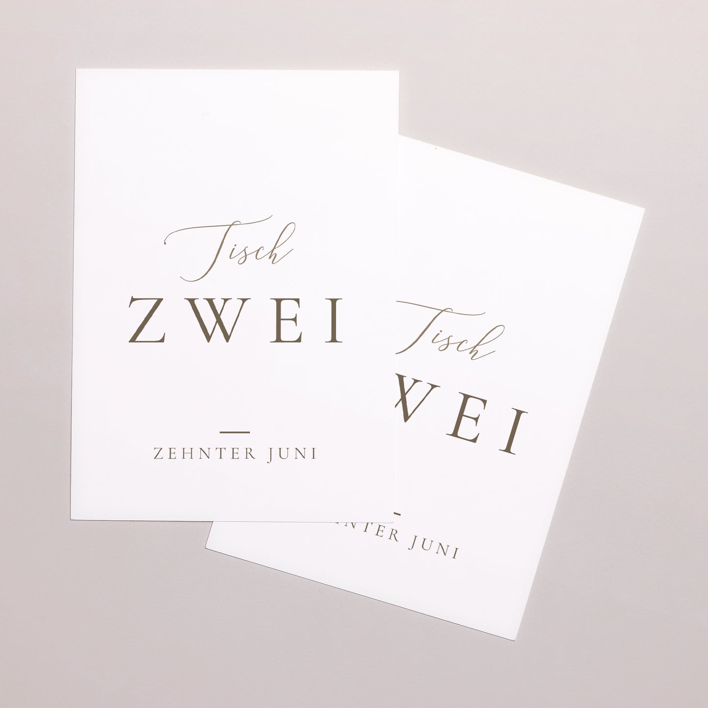 Tischnummern Hochzeit Rechteck Elegante Vergoldung foto N° 2