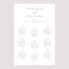 Sitzplan Hochzeit Porträt 60 x 90 cm Elegante Vergoldung foto N° 2
