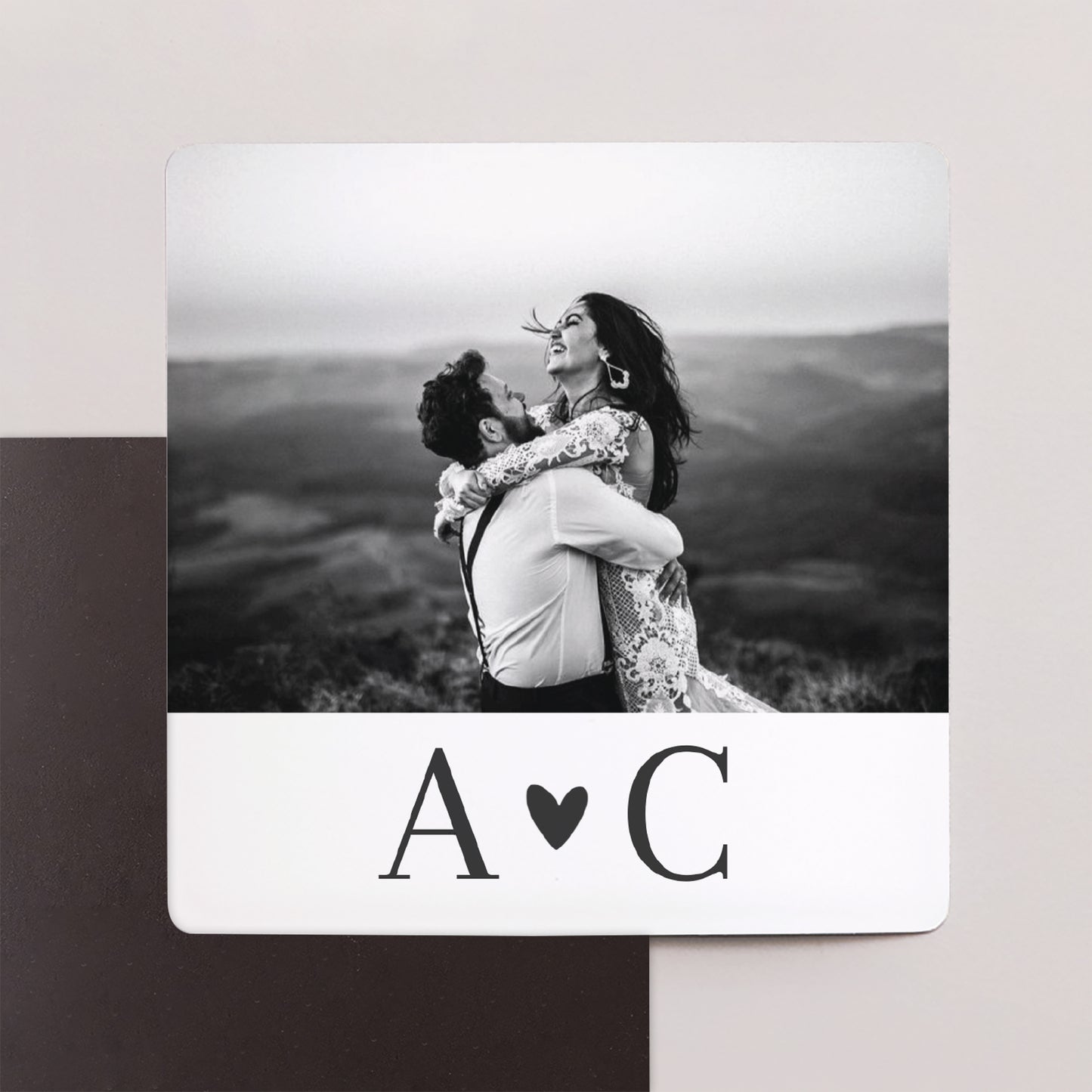 Dankeskarte Hochzeit Satz von 9, magnetisch. Unermessliche Liebe foto N° 1