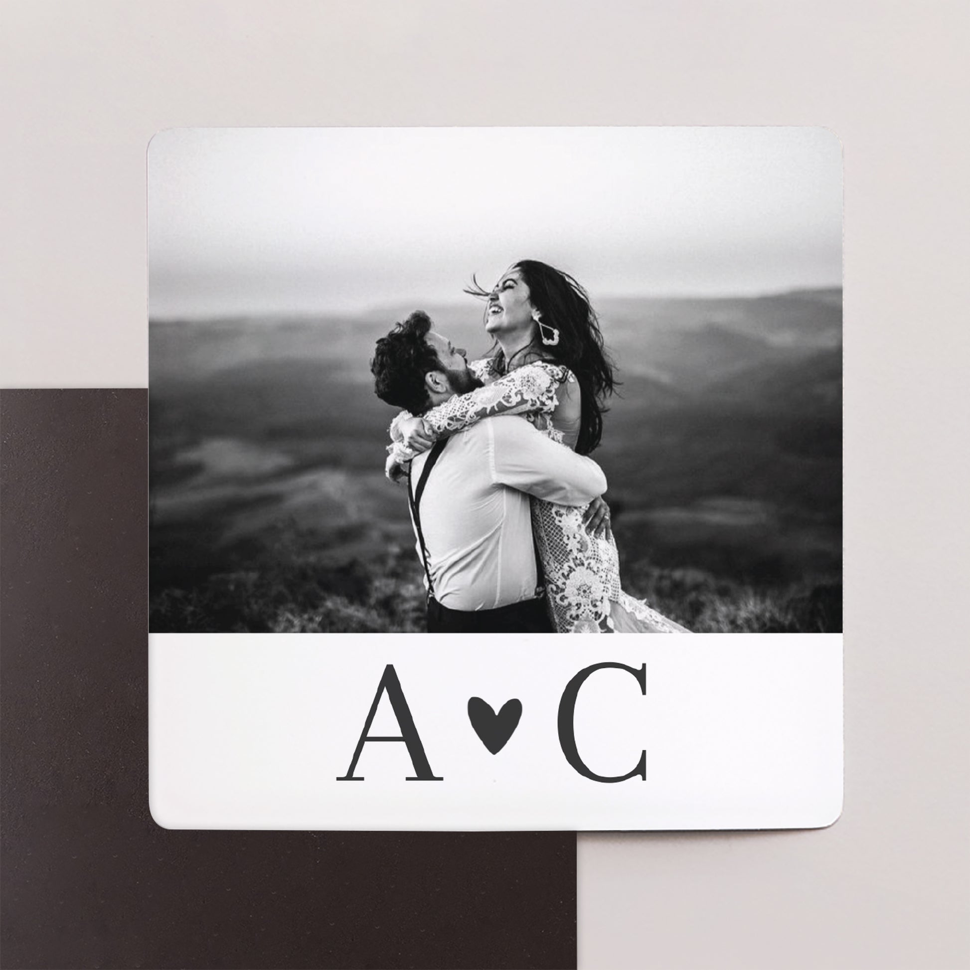 Dankeskarte Hochzeit Satz von 9, magnetisch. Unermessliche Liebe foto N° 1