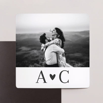 Dankeskarte Hochzeit Satz von 9, magnetisch. Unermessliche Liebe foto N° 1