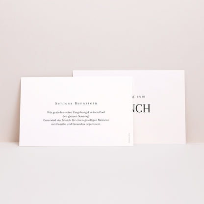 Einladungskarte Hochzeit Landschaft Unermessliche Liebe foto N° 2