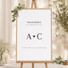 Begrüßungstafel Hochzeit Porträt 60 x 90 cm Unermessliche Liebe foto N° 1
