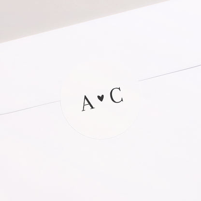 Sticker Hochzeit Rund Unermessliche Liebe foto N° 2