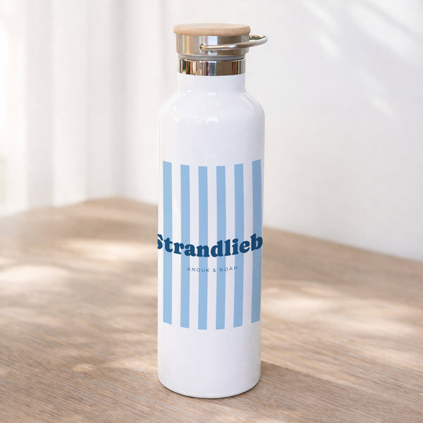 Trinkflasche Objekte 75 cl Liebe am blauen Strand foto