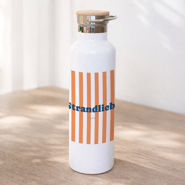 Trinkflasche Objekte 75 cl Liebe am Orangenstrand foto