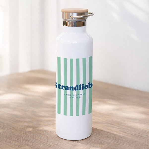 Trinkflasche Objekte 75 cl Liebe am grünen Strand foto