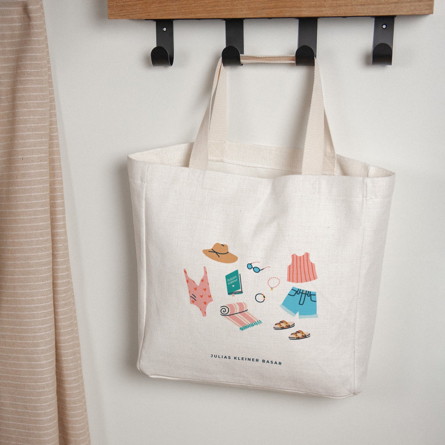Tote bag Objekte Tragehenkel Der Basar von foto N° 1