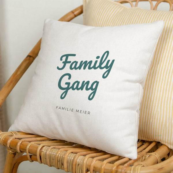 Kissen Objekte Natürliche Beige Family Gang foto