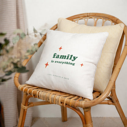Kissen Objekte Natürliche Beige Family is everything foto N° 2