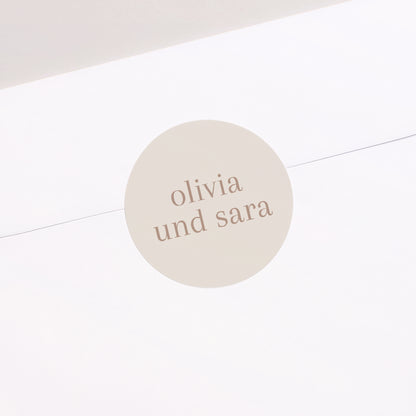 Sticker Geburt Rund Fernglas Farbe Rosa foto N° 2