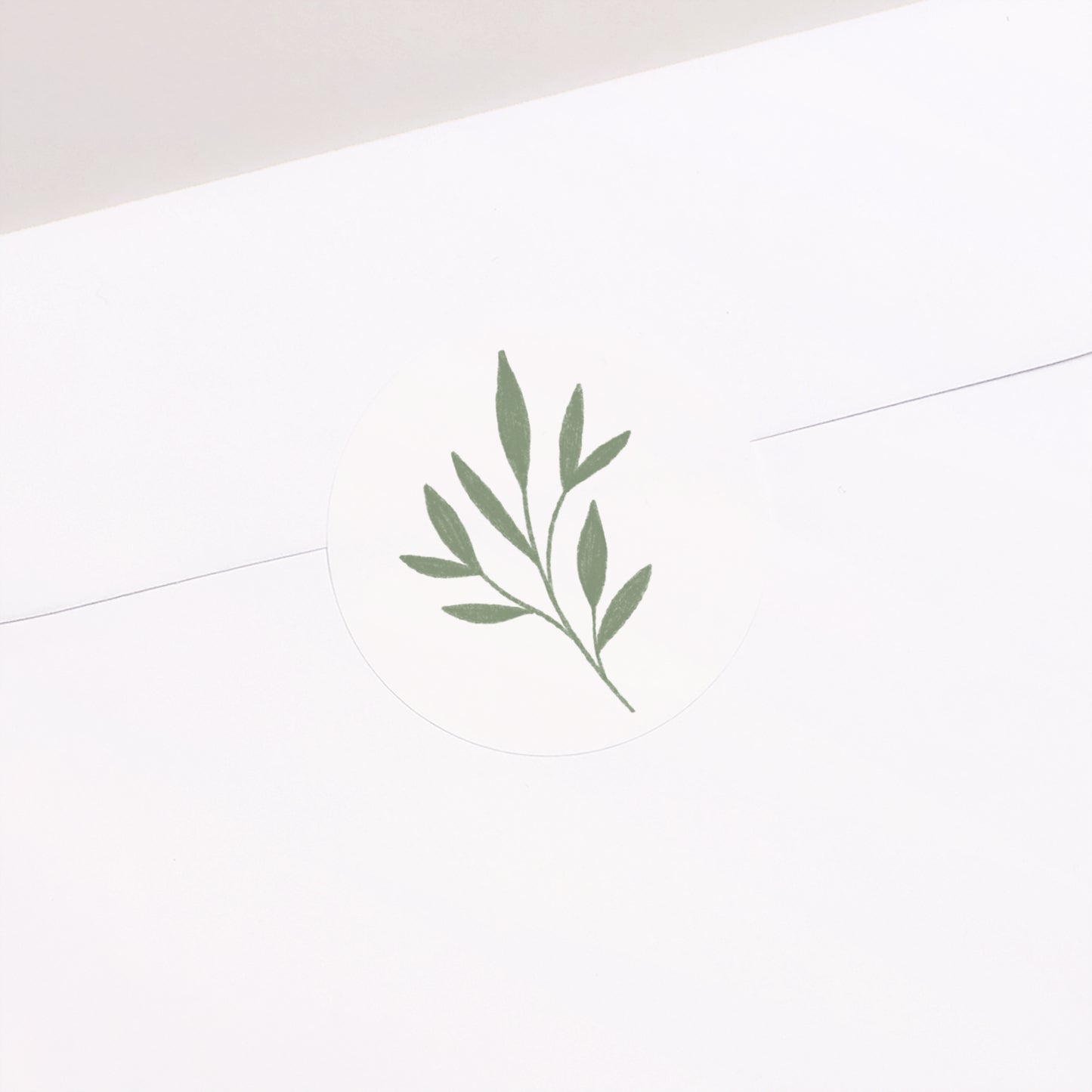 Sticker Geburt Rund Das Blumenfeld foto N° 2