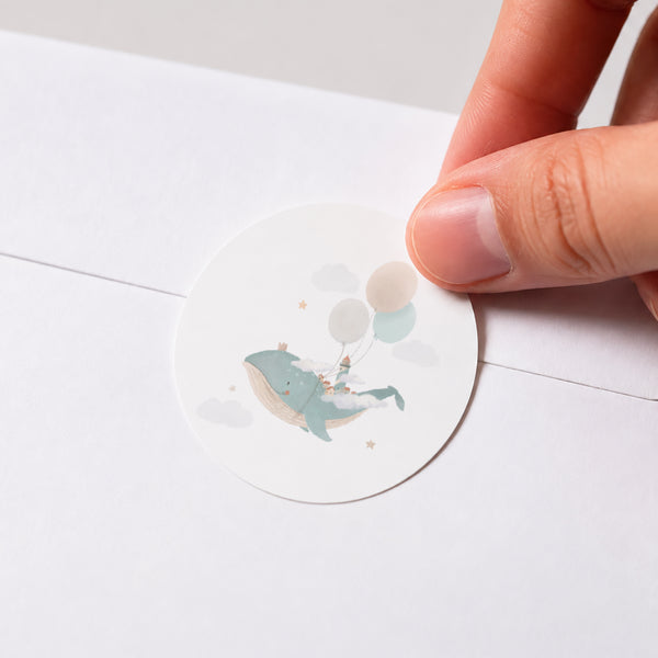 Sticker Geburt Rund Der Leuchtturmwärter foto