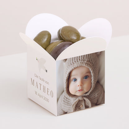 Geschenkbox Geburt Schmetterlingsöffnung Fotografische Grundlagen foto N° 1