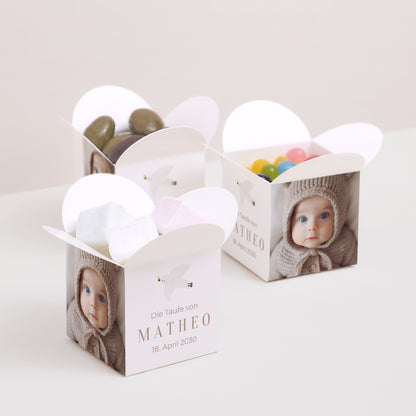 Geschenkbox Geburt Schmetterlingsöffnung Fotografische Grundlagen foto N° 3