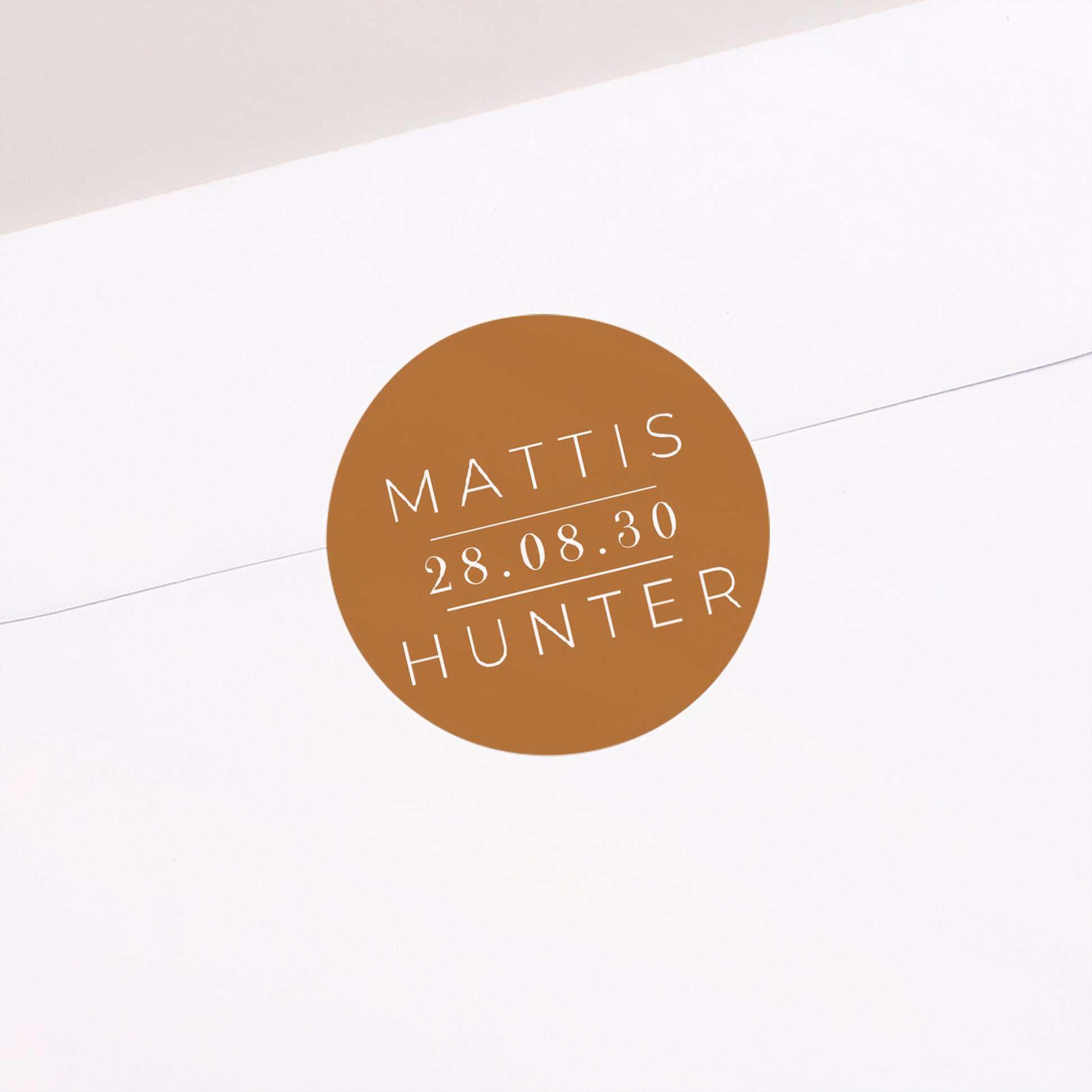 Sticker Geburt Rund Foto-Duo foto N° 2
